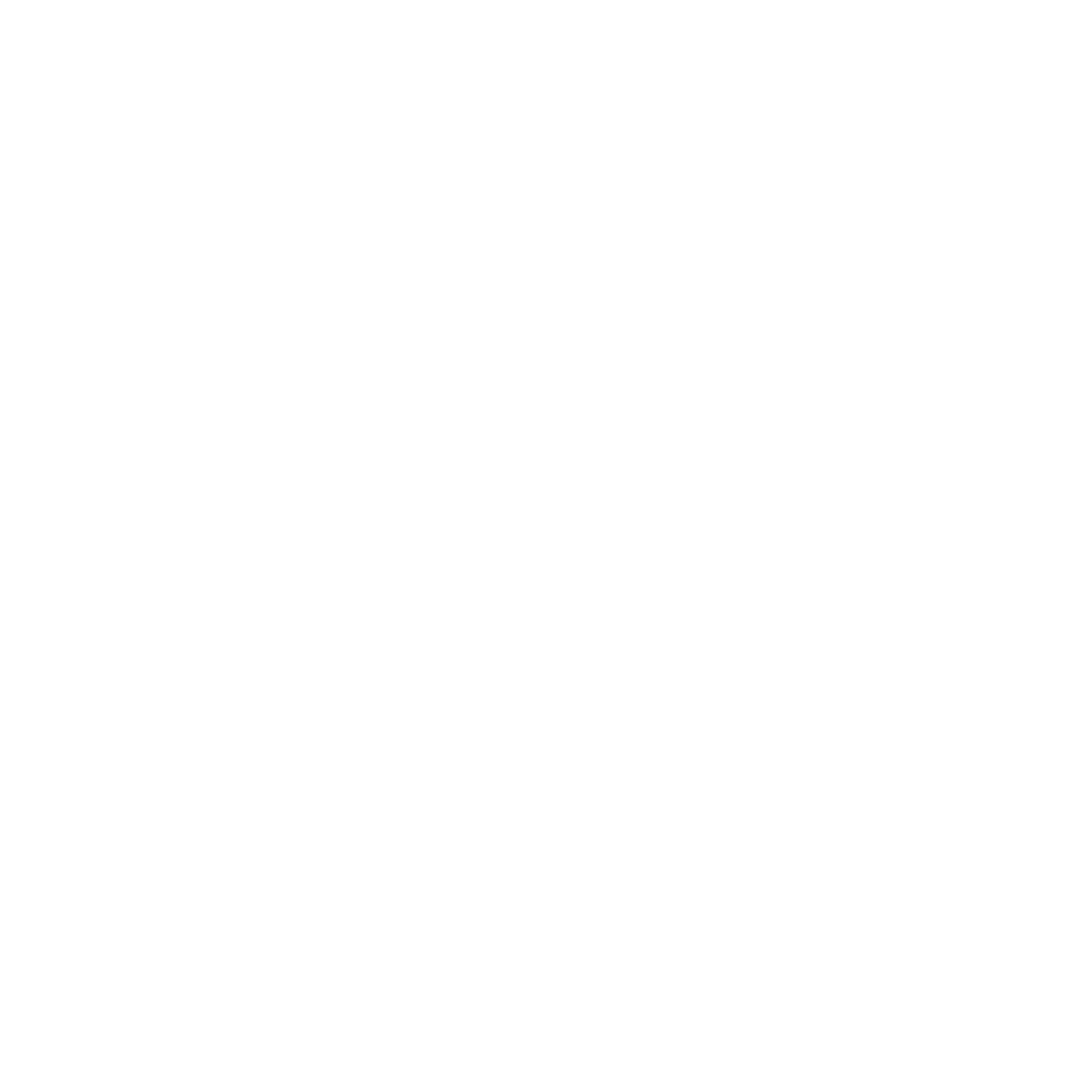 Monoline Robot Head Logo #ffffff