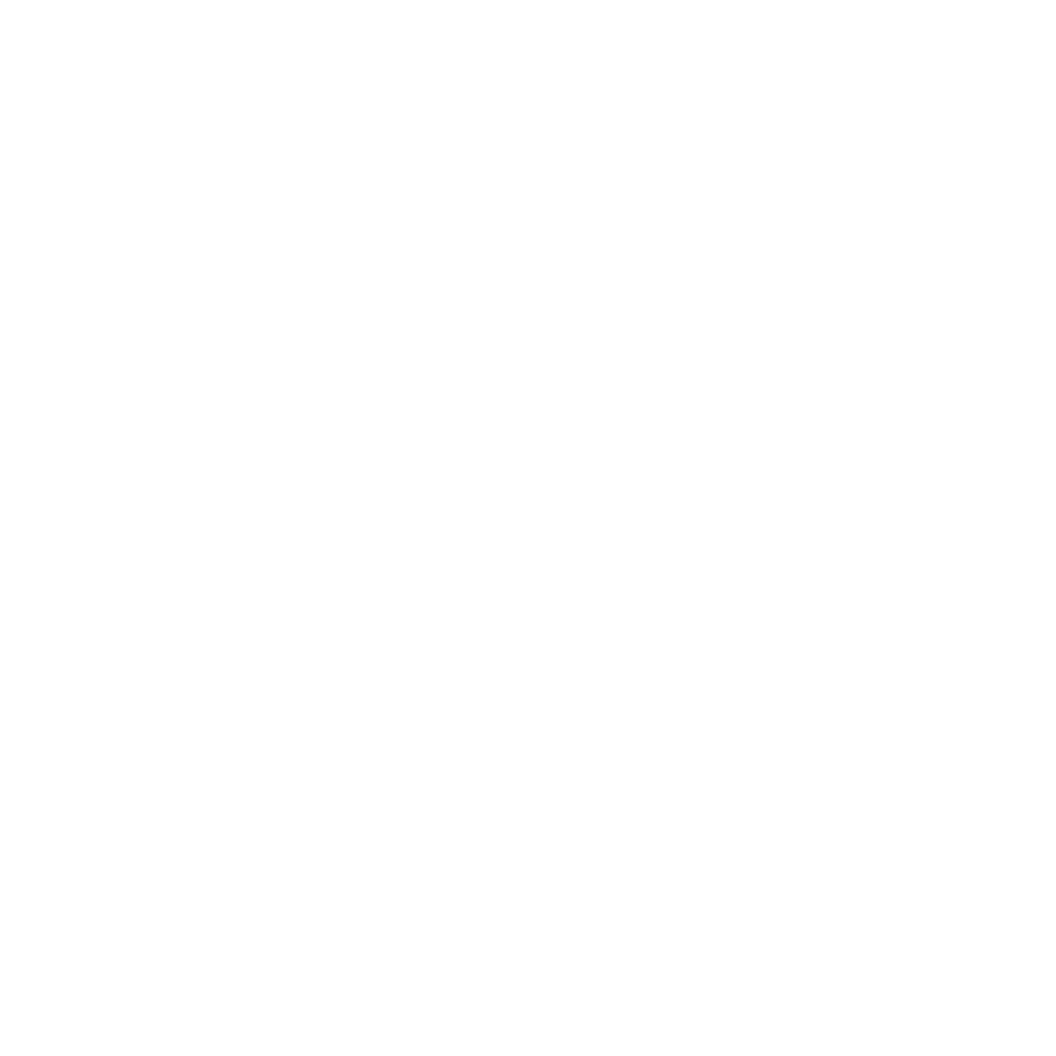 Negative Space Robot Logo #ffffff