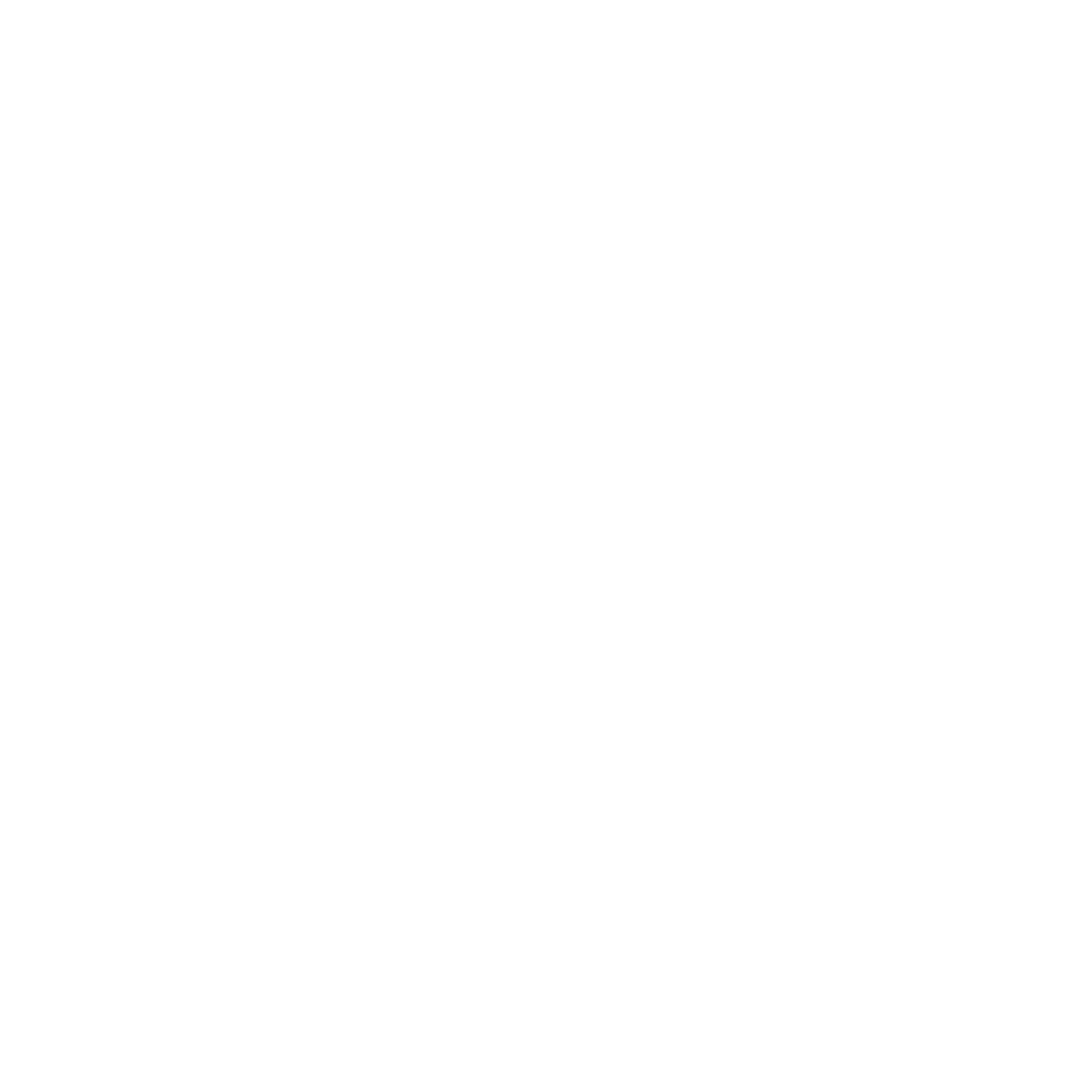 Bauhaus Robot Character Logo #ffffff