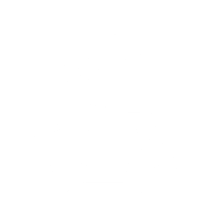 Bauhaus Robot Character Logo #ffffff