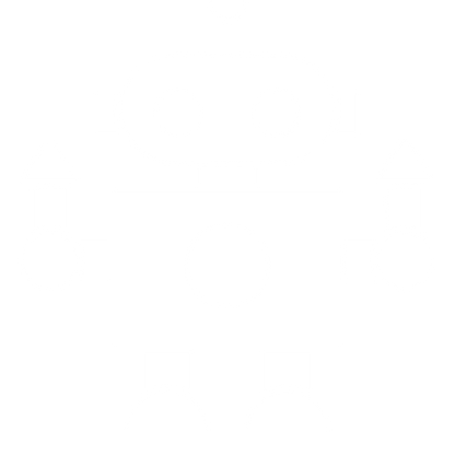 Bauhaus Robot Character Logo #ffffff