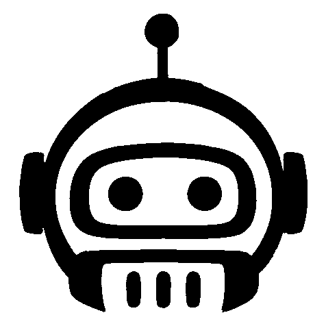 Hand-Drawn Robot Head Logo