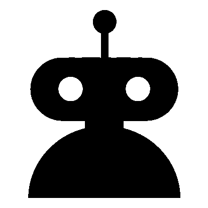 Robot Head Antenna Logo