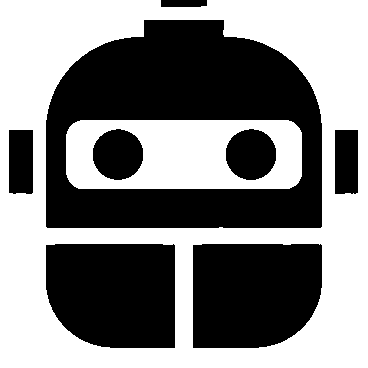 Robot Head Face Logo