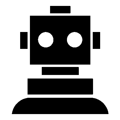 Robot Head Face Logo