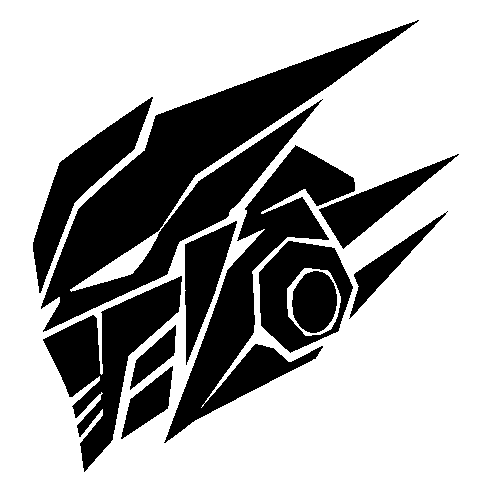 Geometric Robot Head Logo