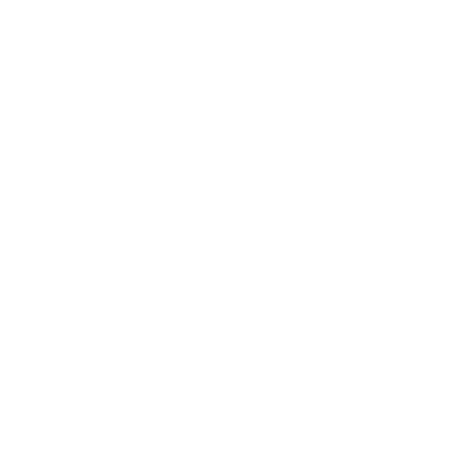 Mech Robot Head Logo #ffffff