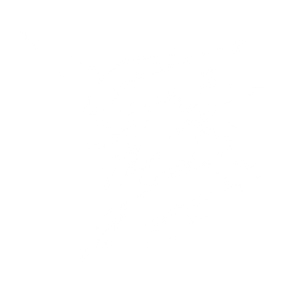 Mech Robot Head Logo #ffffff