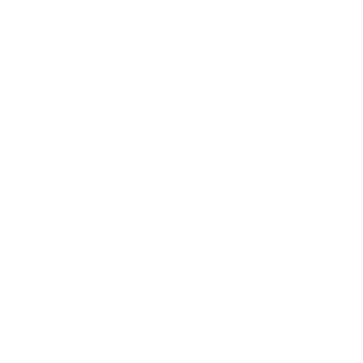 Geometric Robot Head Logo #ffffff