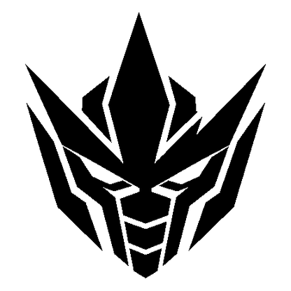 Robot Face Mech Logo