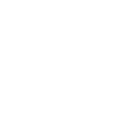 Bauhaus Robot Character Logo #ffffff