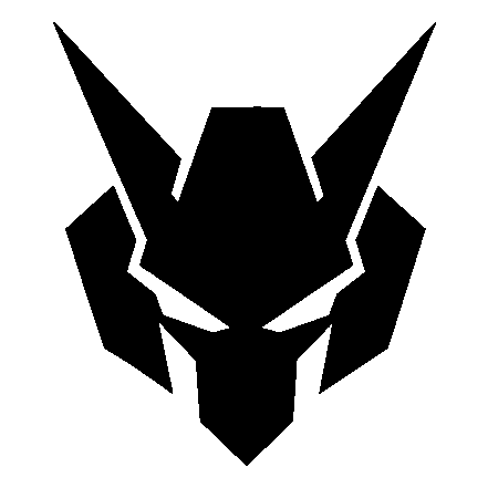Mech Robot Helmet Logo