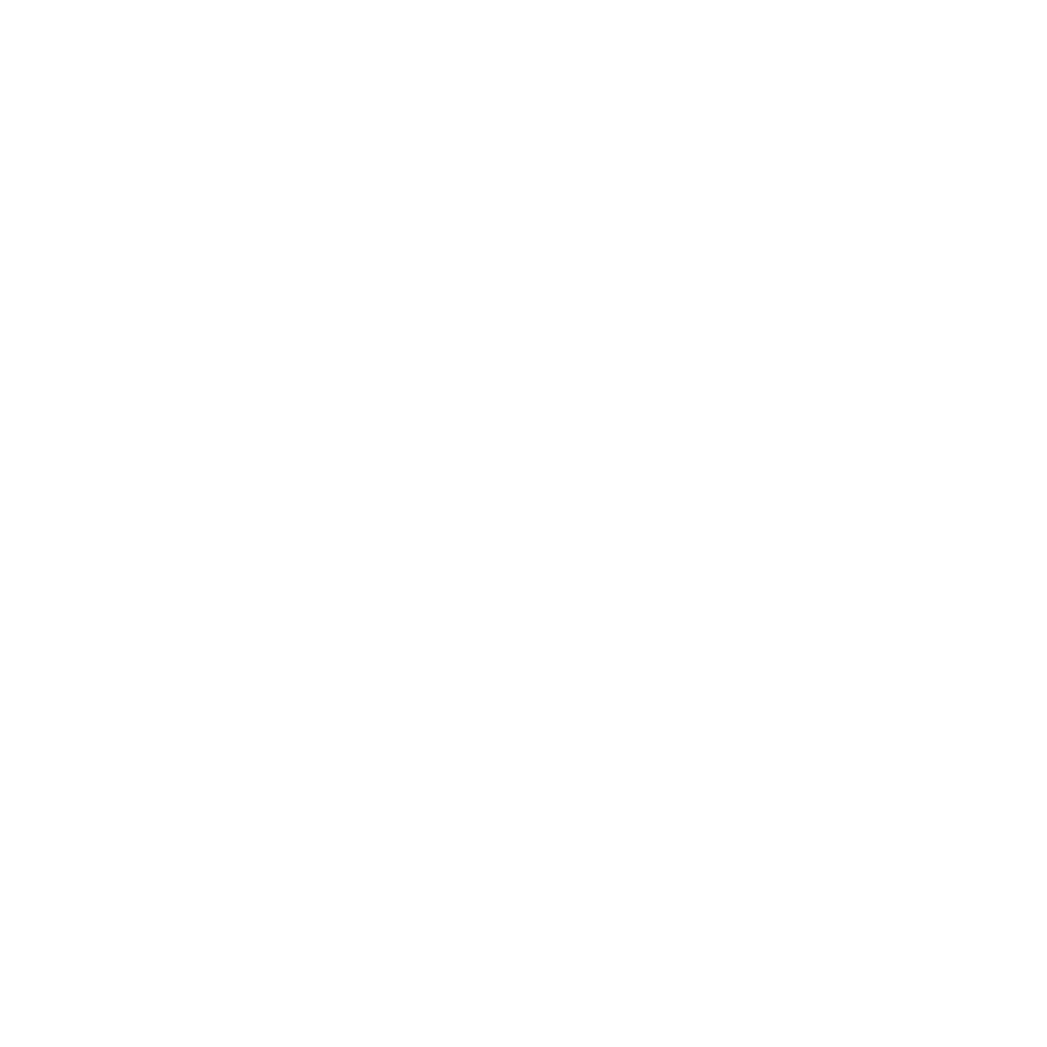 Fragmented Robot Figure Logo #ffffff