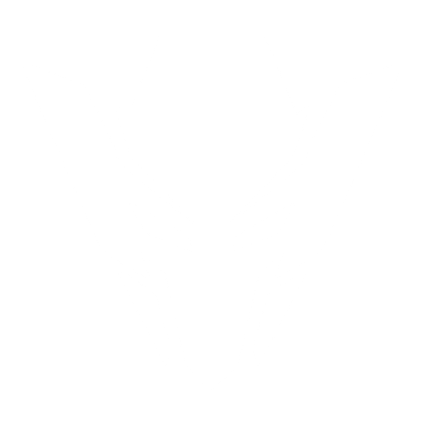 Robot Mask Warrior Logo #ffffff