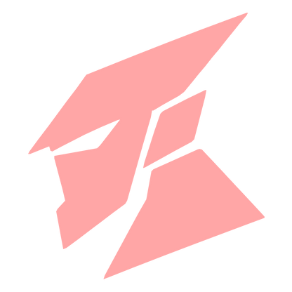 Geometric Robot Head Logo #ffa6a6