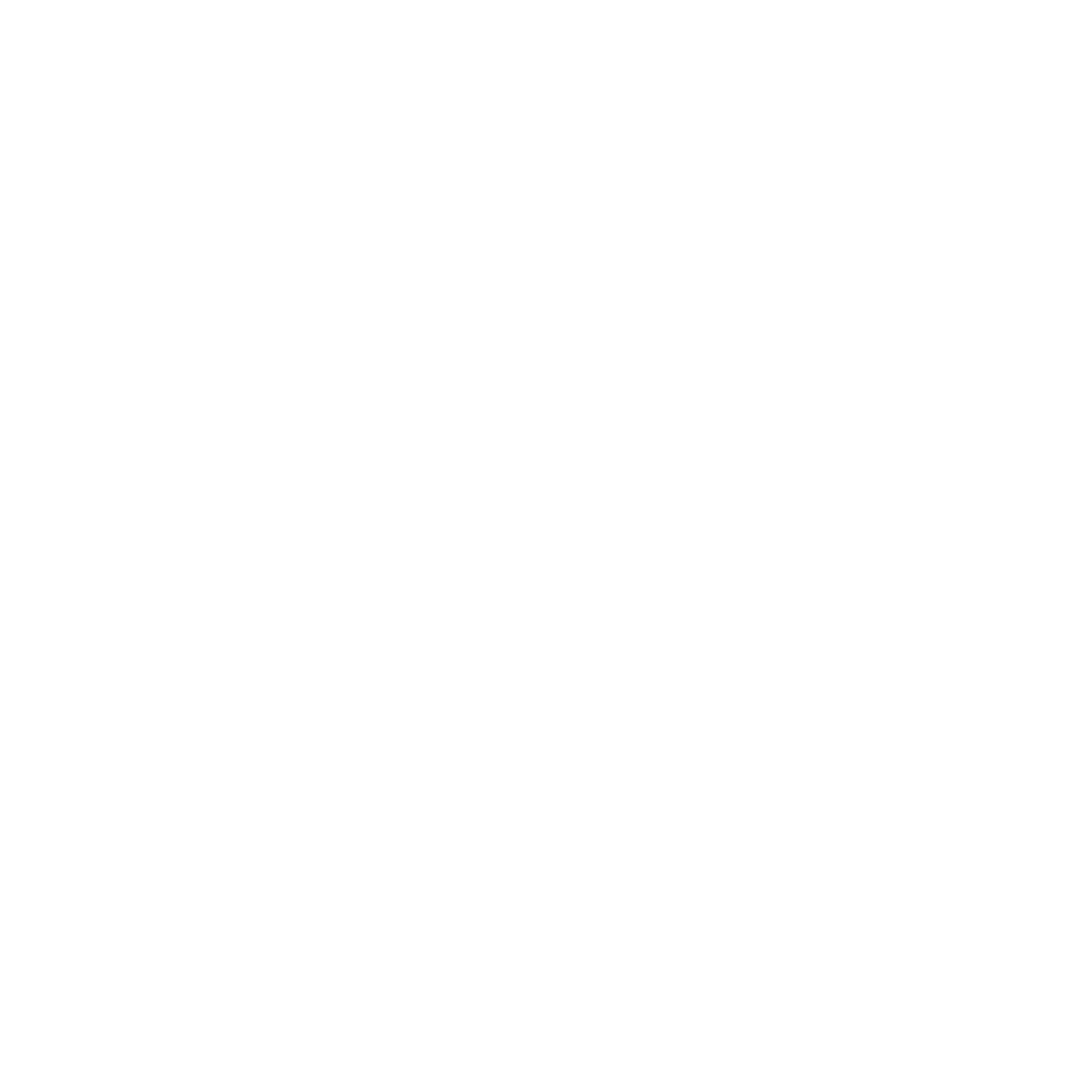 Geometric Robot Head Logo #ffffff