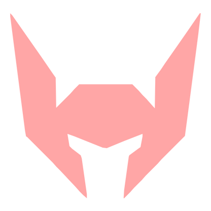 Robot Mask Helmet Logo #ffa6a6