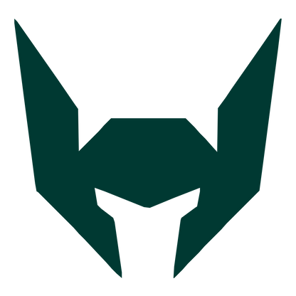 Robot Mask Helmet Logo #003932