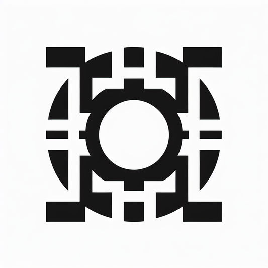 Geometric Circle Camera Logo