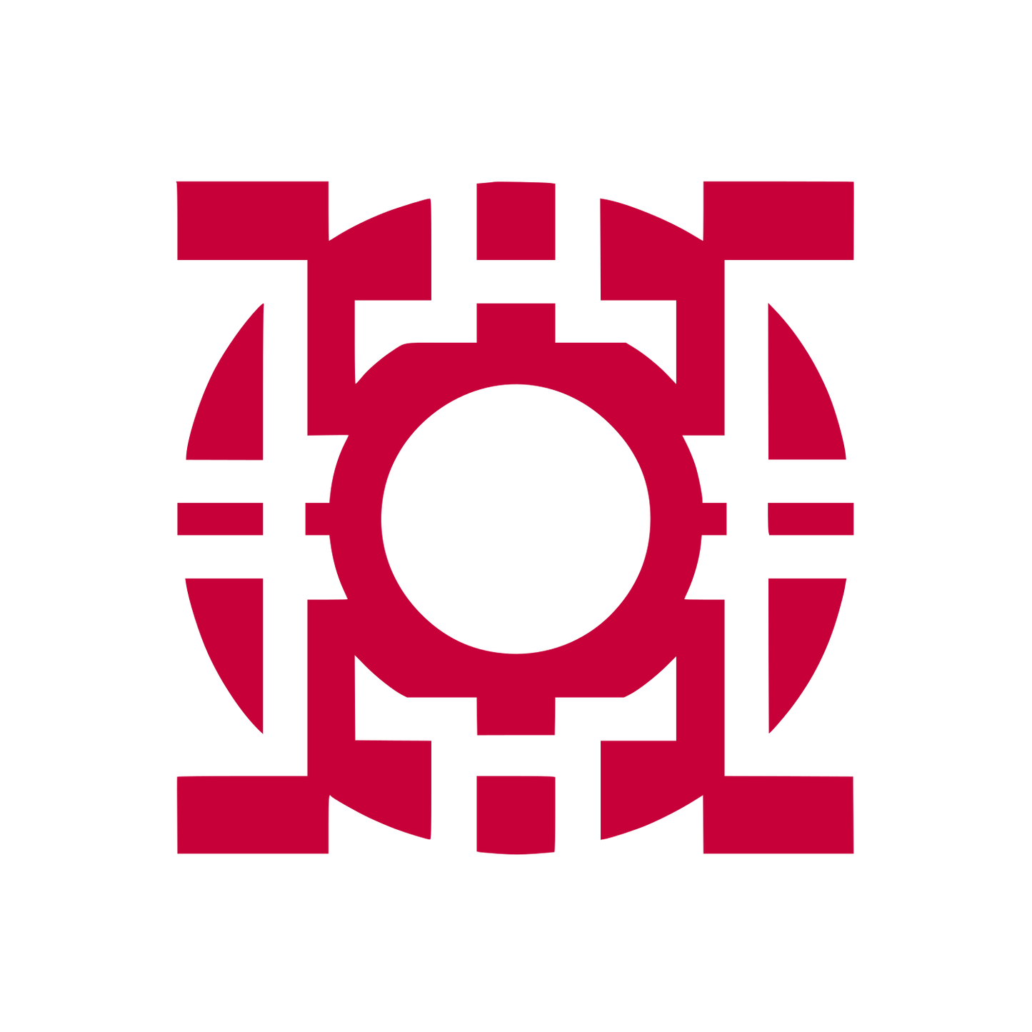 Geometric Circle Camera Logo #C70039
