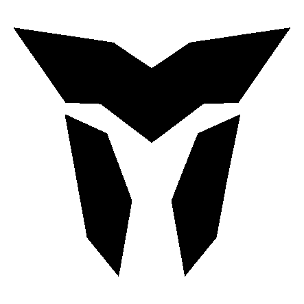 Robot Mask Emblem Logo