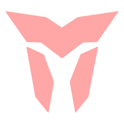 Robot Mask Emblem Logo #ffa6a6