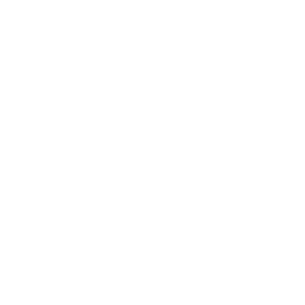 Robot Wings Lightning Logo #ffffff