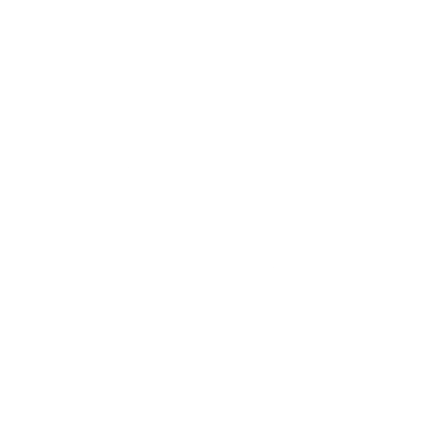 Geometric Bear Walking Logo #ffffff