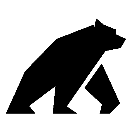 Geometric Bear Logo