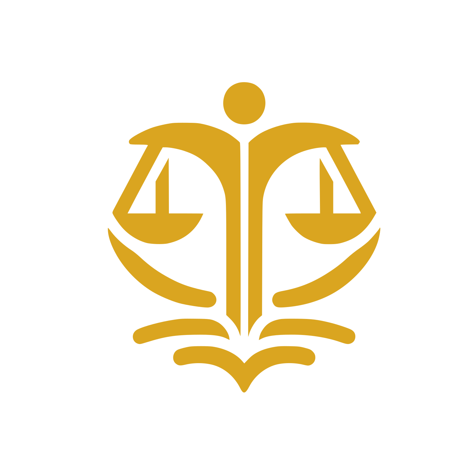 Legal Services Logo #DAA520