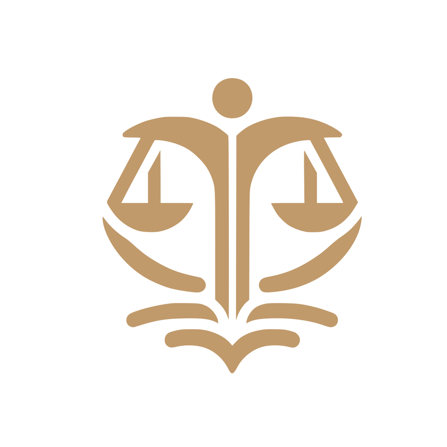 Legal Services Logo #C19A6B