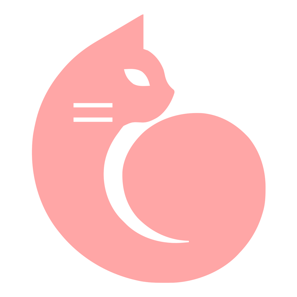 Cat Bold Logo #ffa6a6