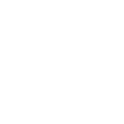 Bold Geometric Cat Logo #ffffff