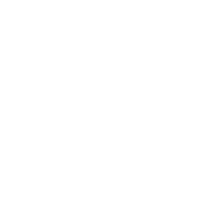 Bold Geometric Cat Logo #ffffff
