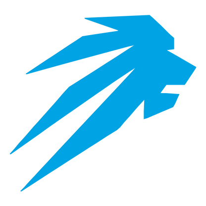 Angular Lion Head Logo #00a3e4