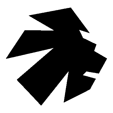 Angular Lion Head Logo