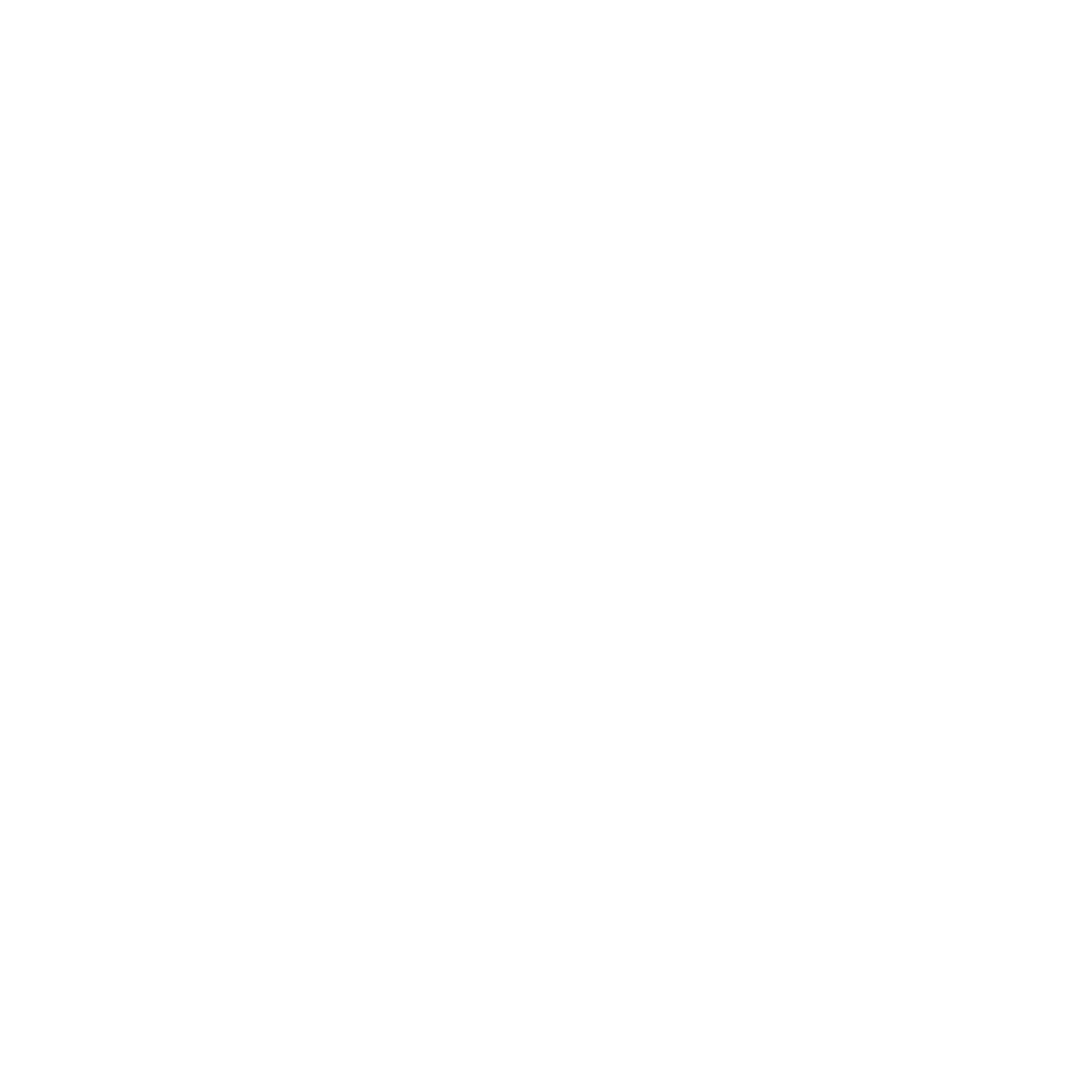 Monoline Robot Head Logo #ffffff