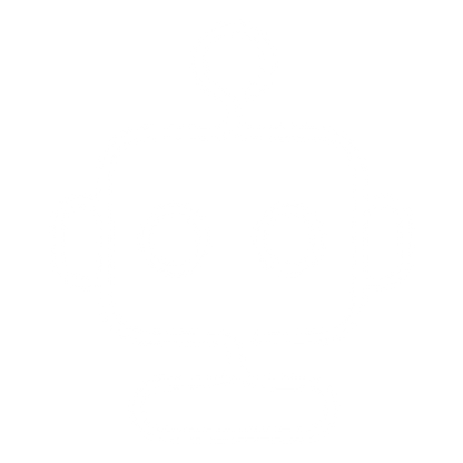 Monoline Robot Head Logo #ffffff