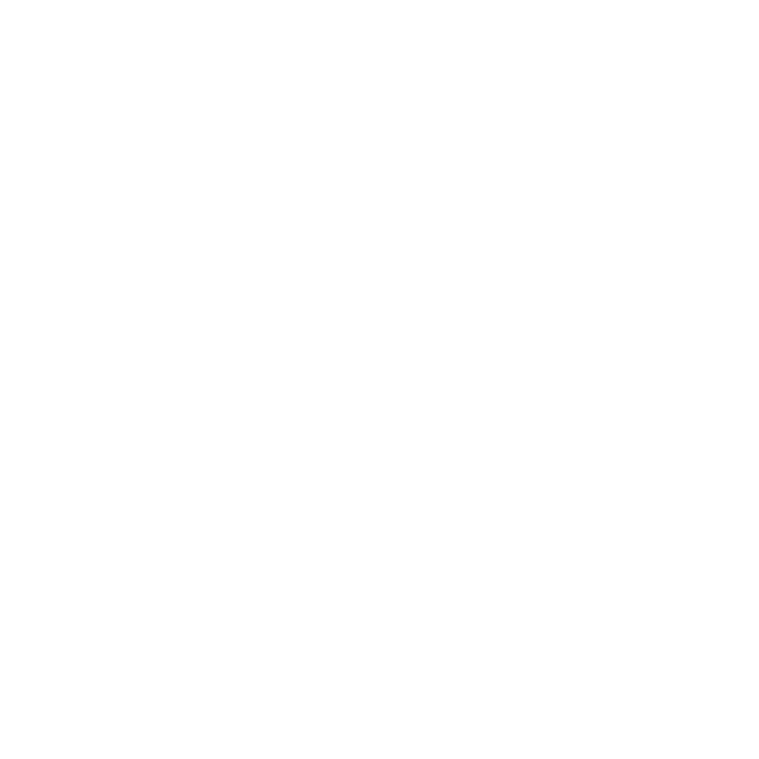 Monoline Robot Head Logo #ffffff