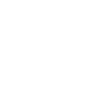 Monoline Robot Character Logo #ffffff