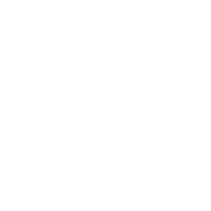 Robot Head Arch Logo #ffffff