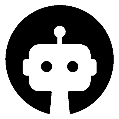 Robot Head Circle Logo