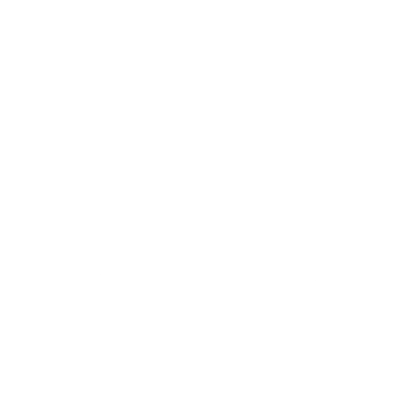 Robot Head Circle Logo #ffffff