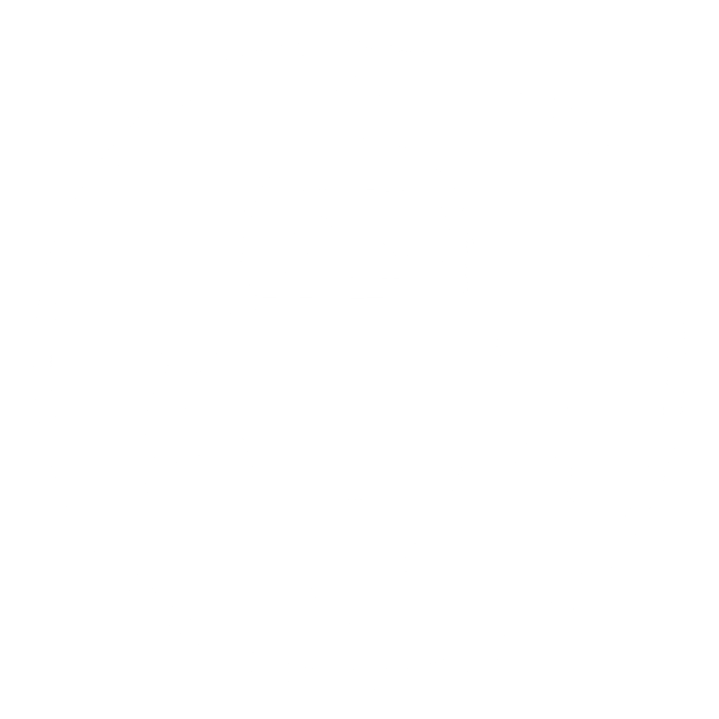 Robot Badge Circle Logo #ffffff