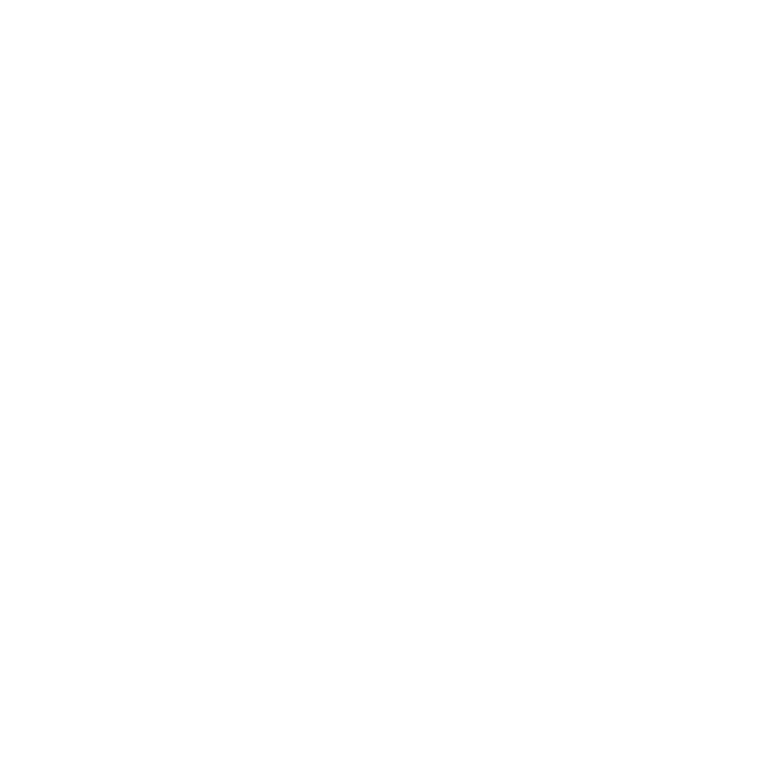 Robot Circle Badge Logo #ffffff