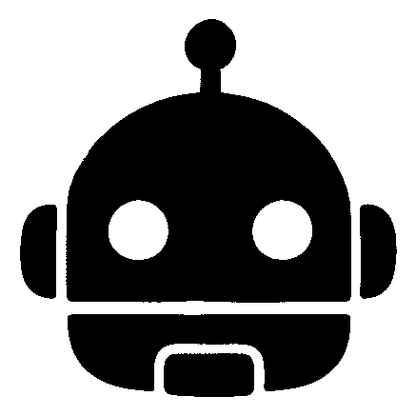 Robot Head Face Logo