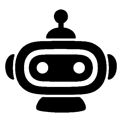 Robot Head Antenna Logo