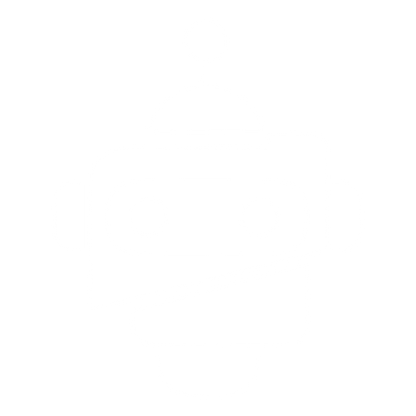 Robot Head Layered Logo #ffffff