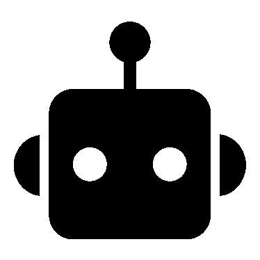 Robot Head Antenna Logo