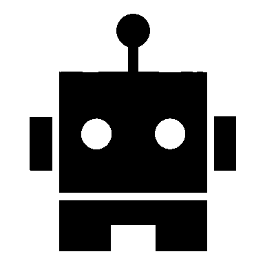 Robot Head Antenna Logo
